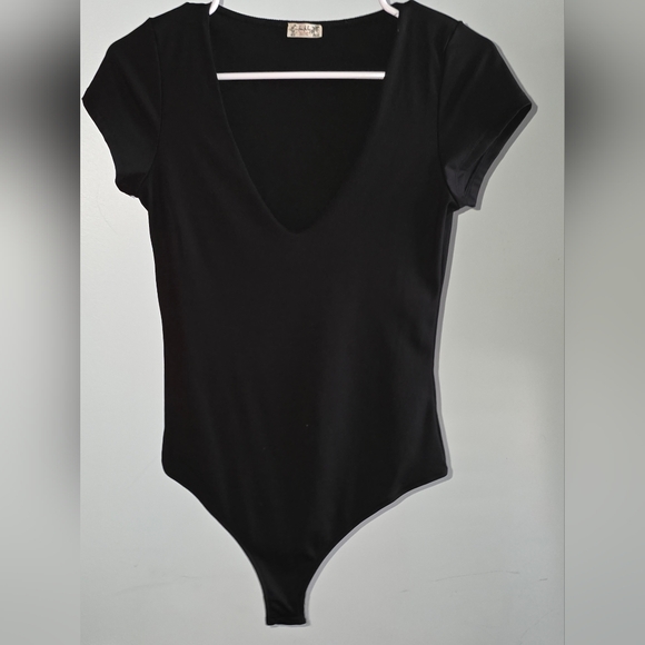 Intimately By Free People Tops - Intimately By Free People Black Ribbbed Bodysuit